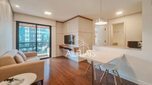 Flat com 1 Quarto para alugar, 40m² no Itaim Bibi, São Paulo