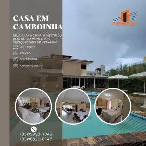 Casa com 4 Quartos à venda, 450m² no Camboinha, Cabedelo