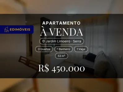 Apartamento com 3 Quartos à venda, 53m² no Jardim Limoeiro, Serra