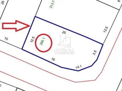 Lote/Terreno à venda, 295m² no Bangú, Santo André