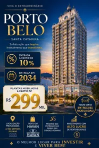 Flat com 1 Quarto à venda, 35m² no Balneário Perequê, Porto Belo