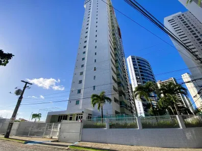 Apartamento com 3 Quartos para alugar, 134m² no Altiplano Cabo Branco, João Pessoa