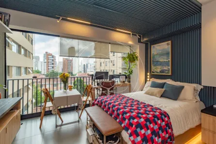 Apartamento com 1 Quarto para alugar, 25m² no Indianópolis, São Paulo