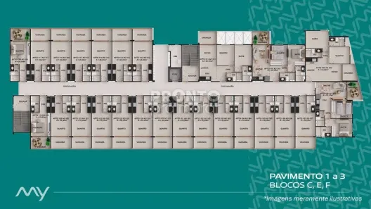 Flat com 1 Quarto à venda, 26m² no Centro, Ipojuca