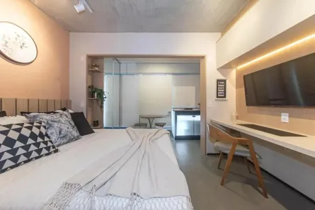 Kitnet com 1 Quarto à venda, 25m² no Brooklin Paulista, São Paulo