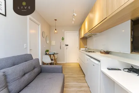 Apartamento com 1 Quarto para alugar, 25m² no Mercês, Curitiba