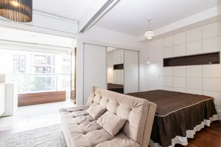 Apartamento com 1 Quarto para alugar, 33m² no Brooklin Paulista, São Paulo