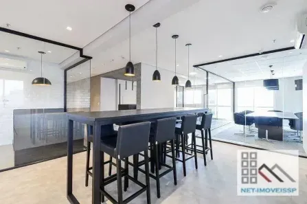 Sala Comercial para alugar, 200m² no Cidade Monções, São Paulo
