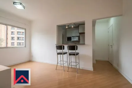 Apartamento com 1 Quarto para alugar, 57m² no Cidade Monções, São Paulo