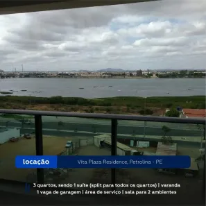 Apartamento com 3 Quartos para alugar, 75m² no Centro, Petrolina