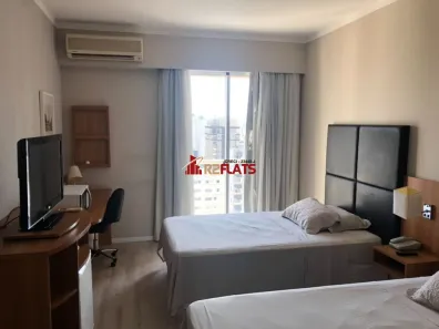 Flat com 1 Quarto para alugar, 26m² no Indianópolis, São Paulo