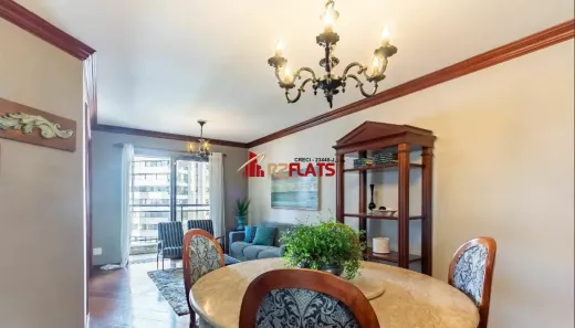 Flat com 3 Quartos para alugar, 120m² no Indianópolis, São Paulo