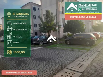 Apartamento com 2 Quartos para alugar, 55m² no Barra de Jangada, Jaboatão dos Guararapes