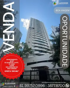 Apartamento com 2 Quartos à venda, 80m² no Boa Viagem, Recife