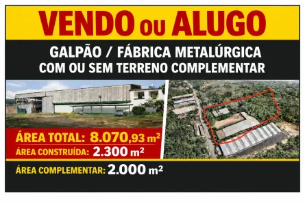 Galpão/Depósito/Armazém à venda, 2300m² no Caji, Lauro de Freitas