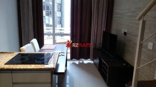 Flat com 1 Quarto para alugar, 47m² no Cidade Monções, São Paulo