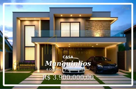 Casa com 4 Quartos à venda, 484m² no Manguinhos, Serra