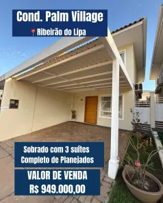Casa de Condomínio com 3 Quartos à venda, 130m² no Ribeirão do Lipa, Cuiabá