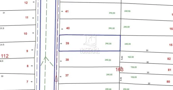 Lote/Terreno à venda, 240m² no Parque Oratório, Santo André