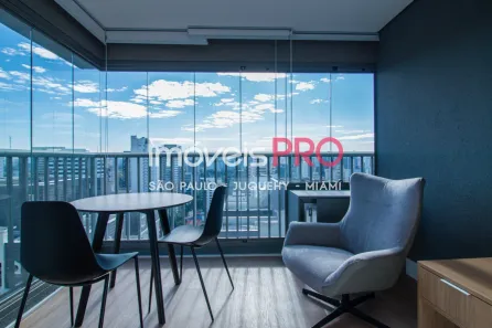 Apartamento com 1 Quarto para venda ou aluguel, 27m² no Indianópolis, São Paulo