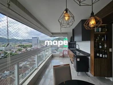 Apartamento com 2 Quartos para alugar, 94m² no Vila Belmiro, Santos