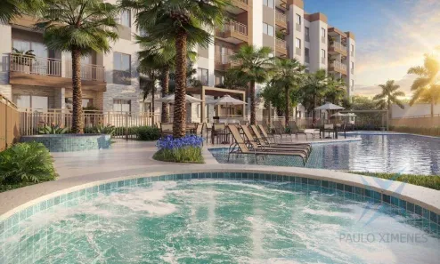 Apartamento com 3 Quartos à venda, 55m² no Porto das Dunas, Aquiraz