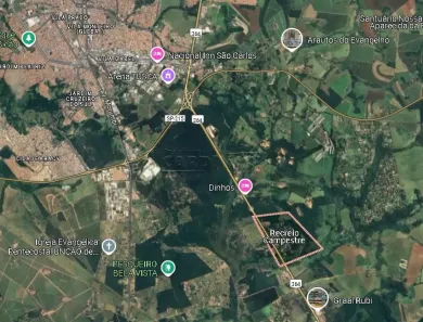 à venda, 5000m² no Loteamento Recreio Campestre, São Carlos