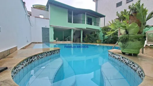 Sobrado com 4 Quartos para alugar, 340m² no Aparecida, Santos