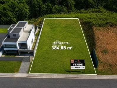 Lote/Terreno à venda, 385m² no Ponta Aguda, Blumenau