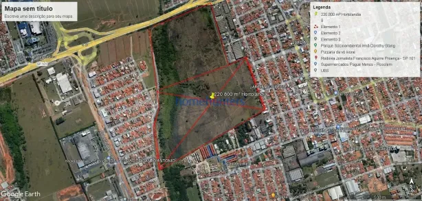 Lote/Terreno à venda, 10m² no Jardim Amanda II, Hortolândia