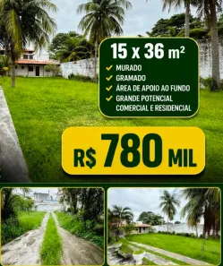 Lote/Terreno à venda, 540m² no Turu, São Luís