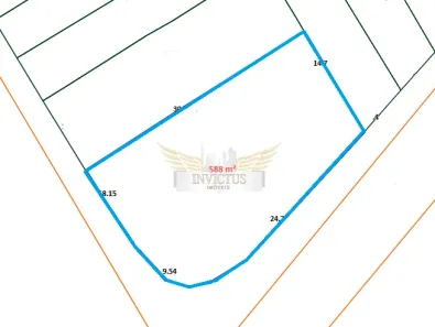 Lote/Terreno à venda, 589m² no Parque Novo Oratório, Santo André