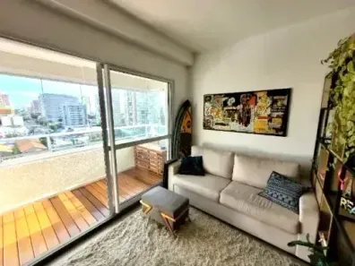 Apartamento com 1 Quarto para alugar, 36m² no Brooklin Paulista, São Paulo
