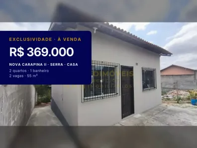 Casa com 2 Quartos à venda, 55m² no Nova Carapina II, Serra