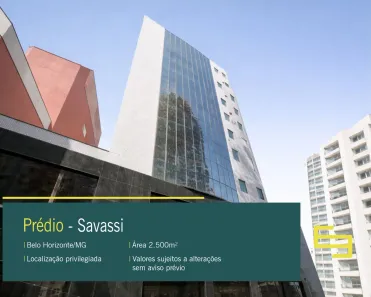 Prédio Comercial para alugar, 2500m² no Funcionários, Belo Horizonte