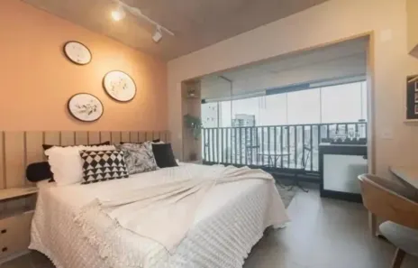 Apartamento com 1 Quarto à venda, 25m² no Santo Amaro, São Paulo