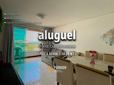Apartamento com 2 Quartos para alugar, 56m² no Ponta Negra, Natal
