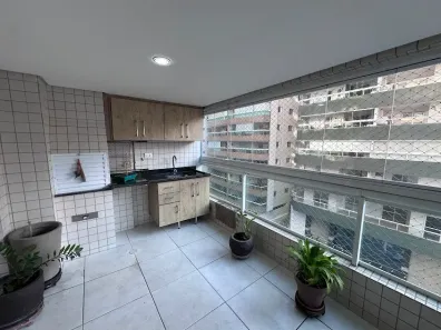 Apartamento com 3 Quartos para alugar, 140m² no Canto do Forte, Praia Grande