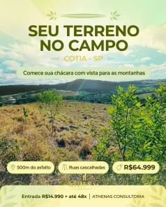Lote/Terreno à venda, 500m² no Jardim Monte Verde (Caucaia do Alto), Cotia