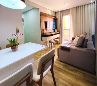 Apartamento com 2 Quartos à venda, 58m² no Residencial Dona Margarida, Santa Bárbara D'Oeste