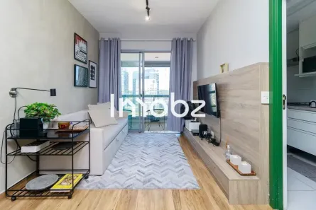 Apartamento com 1 Quarto à venda, 55m² no Santo Amaro, São Paulo