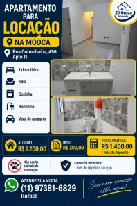 Apartamento com 1 Quarto para alugar, 40m² no Vila Oratório, São Paulo