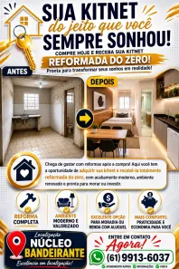 Apartamento com 1 Quarto à venda, 50m² no Núcleo Bandeirante, Brasília