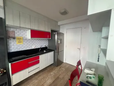 Apartamento com 1 Quarto para alugar, 33m² no Santo Amaro, São Paulo