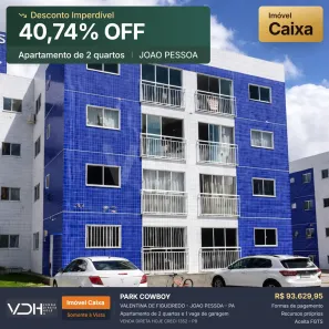 Apartamento com 2 Quartos à venda, 42m² no Valentina de Figueiredo, João Pessoa