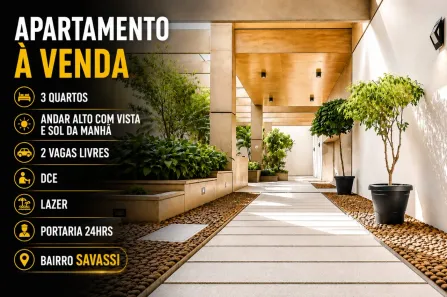 Apartamento com 3 Quartos à venda, 90m² no Savassi, Belo Horizonte