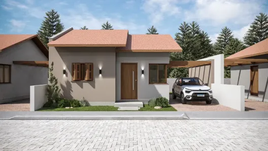 Casa de Condomínio com 2 Quartos à venda, 60m² no Amaral Ribeiro, Sapiranga
