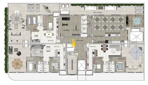Apartamento com 2 Quartos à venda, 49m² no Das Nações, Timbó