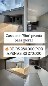 Casa com 2 Quartos à venda, 75m² no Plano Diretor Sul, Palmas