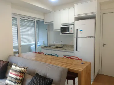 Flat com 1 Quarto para venda ou aluguel, 35m² no Campo Belo, São Paulo